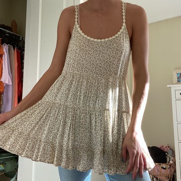 White Floral Tunic - Picture 1 of 3